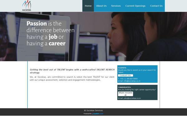 societas.co.in site used T1