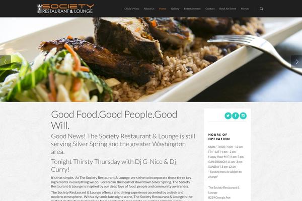 Salient theme site design template sample