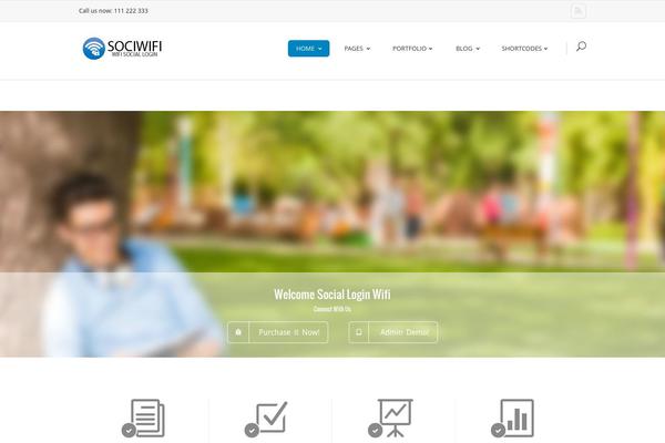 inCreate theme site design template sample