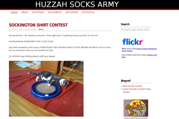 sockington.org site used Copyblogger