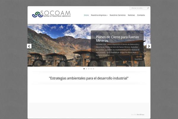 Chameleon theme site design template sample