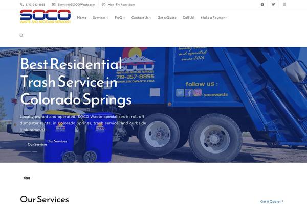 Site using T4B News Ticker plugin