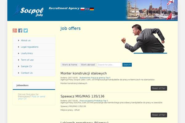 Site using WP Jobs plugin