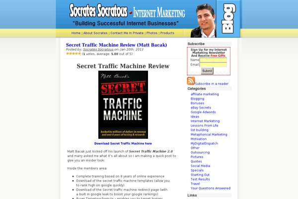 socratesblog.com site used Terrafirma-10