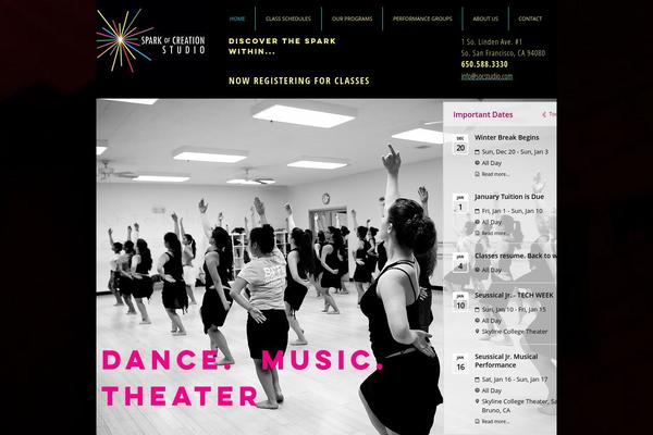 Thesis 1.6 theme site design template sample