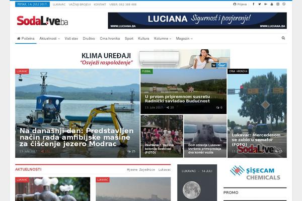 Site using Elementor plugin