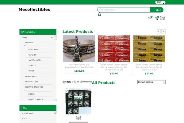 Site using Woo-multi-currency plugin