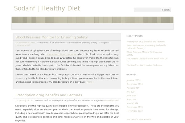 picochic theme site design template sample