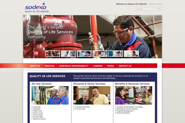sodexo theme websites examples