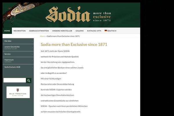 sodia-exclusiv.com site used Webdesignland