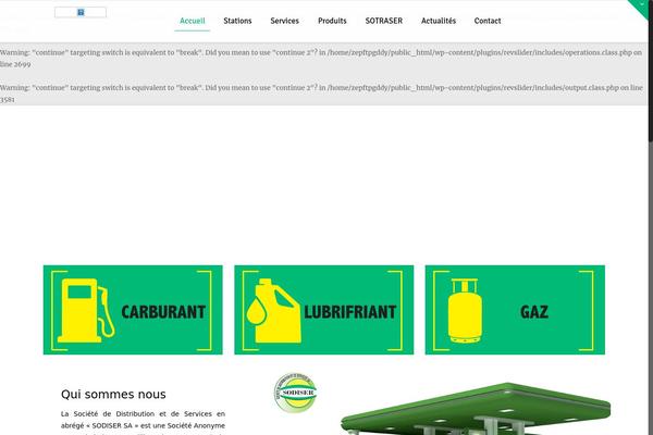 Site using Horizontal-scrolling-announcement plugin