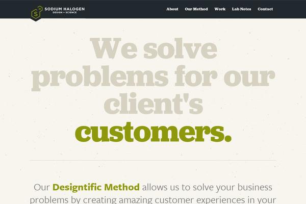 Volumes theme site design template sample