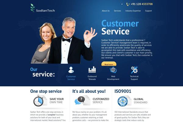 Doover theme site design template sample