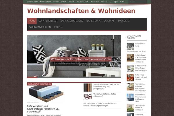 Jarida theme site design template sample