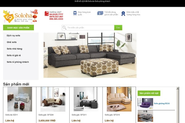 Site using Easing Slider plugin
