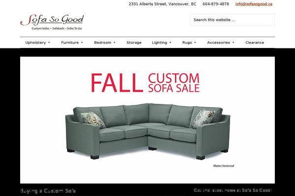 Genesis theme site design template sample
