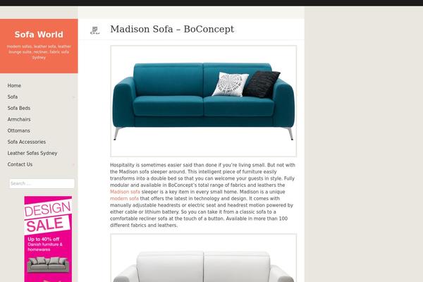 BonPress theme site design template sample