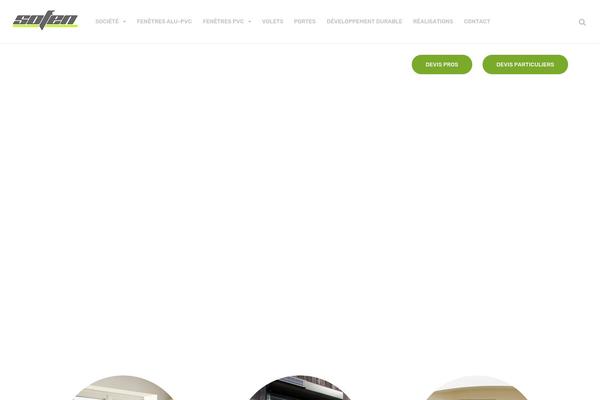 sofen.fr site used Upscale
