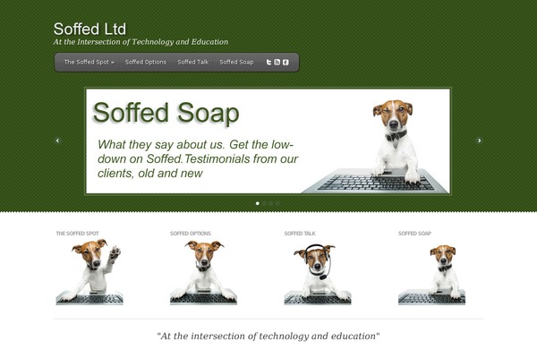 Feather theme site design template sample