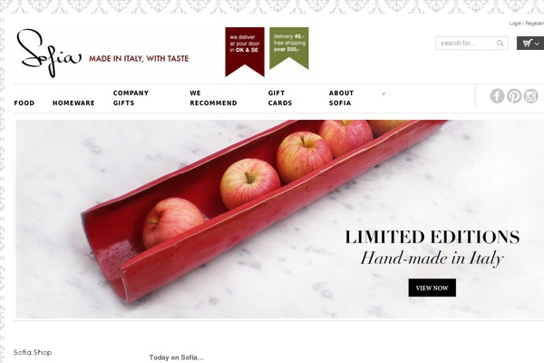 Cheope theme site design template sample