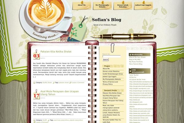 Coffee Desk theme site design template sample