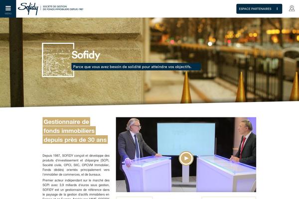 sofidy.com site used Sofidy