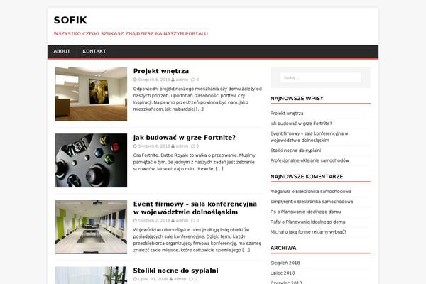 SuperNews theme site design template sample