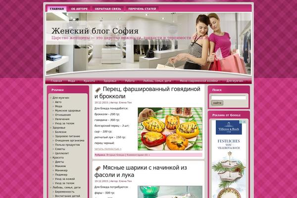 wp-shopping theme websites examples