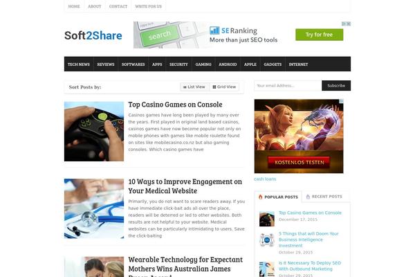 Site using WP Subscribe plugin