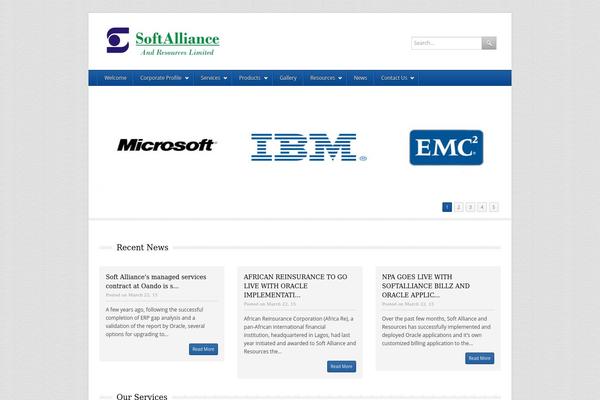 Classy theme site design template sample