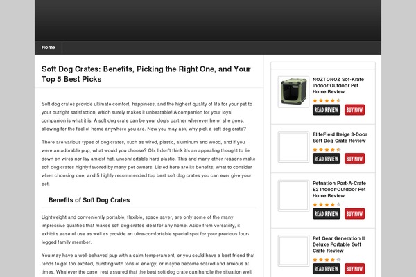 softdogcratesinfo.com site used Profits Theme