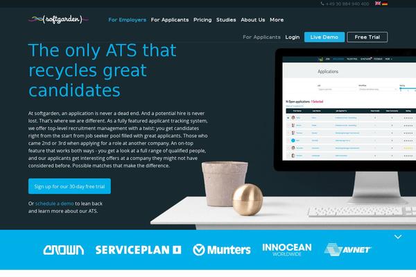 FoundationPress theme site design template sample