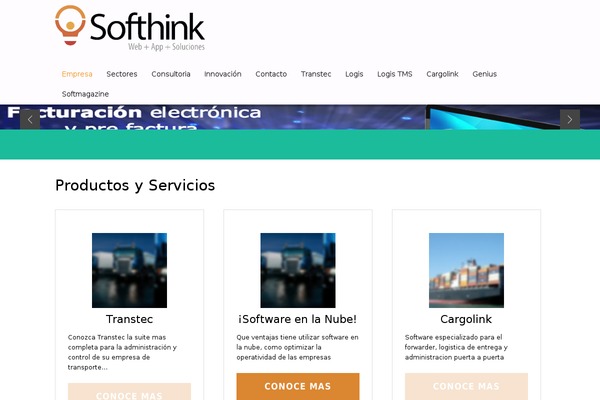 softhink.com.mx site used Hostme v2