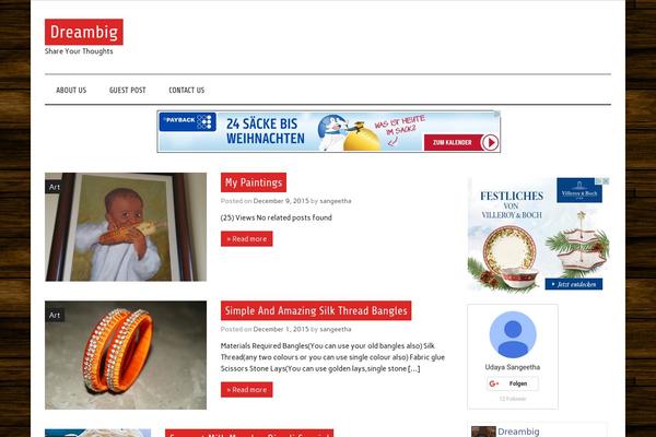 Anderson Lite theme site design template sample