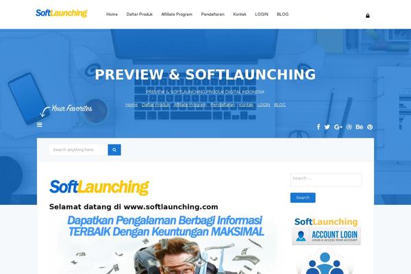 softlaunching.com site used Landingpress-wp