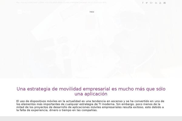 Waxom theme site design template sample