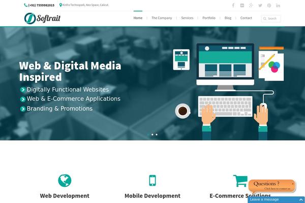 Perfecti theme site design template sample