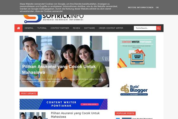 softrickinfo.com site used Newsmark