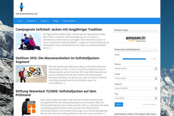 Site using Affiliatetheme-amazon plugin