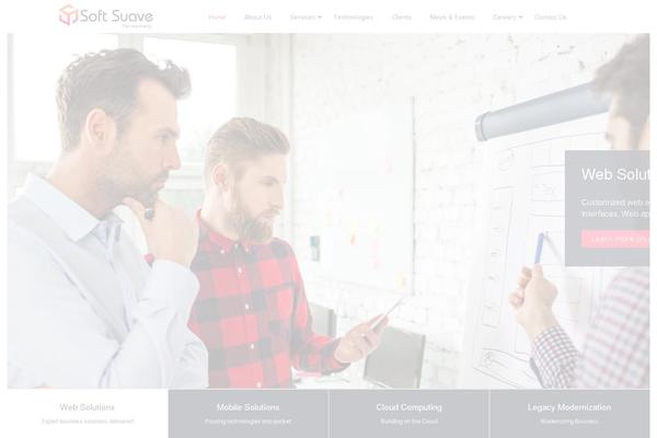 Site using Bootstrap Multi-language Responsive Portfolio plugin