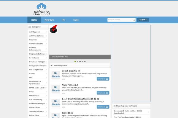 Download theme site design template sample