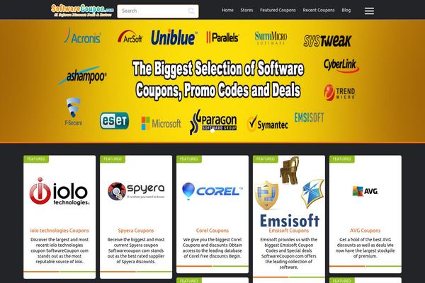 PinThis theme site design template sample