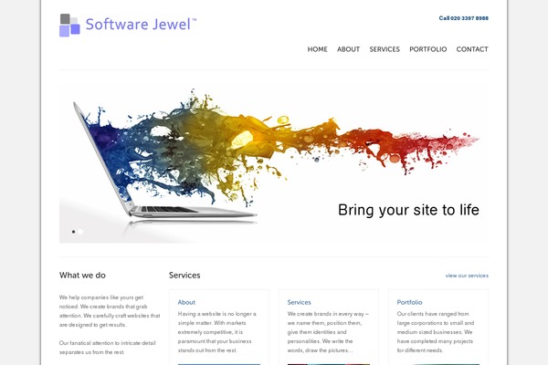 Solid Wp theme site design template sample