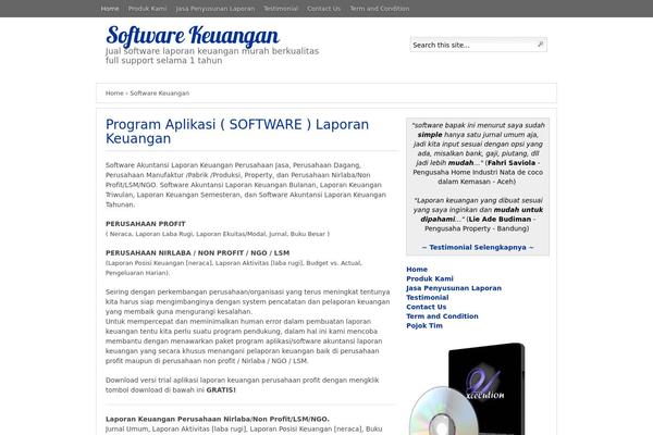 Genbu theme site design template sample