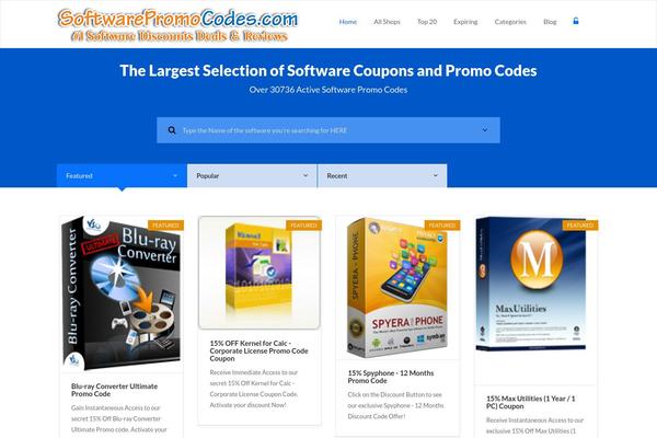 Couponer theme site design template sample