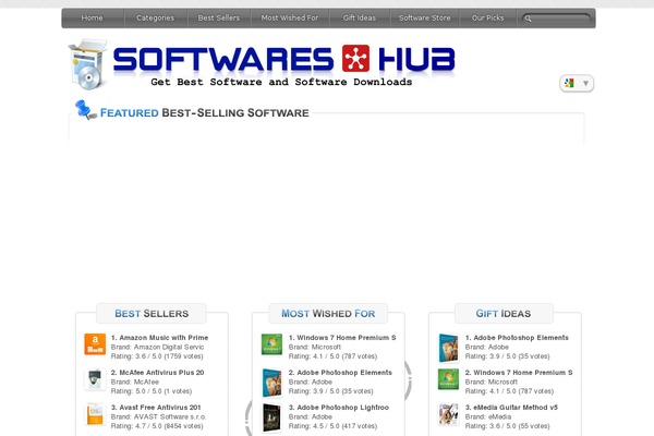 softwareshub.com site used Template2