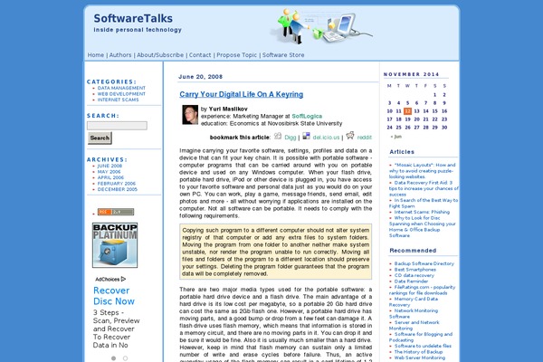 softwaretalks.com site used Fall-in-love