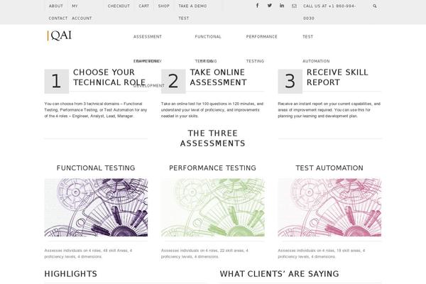 Site using Wi-portfolio plugin