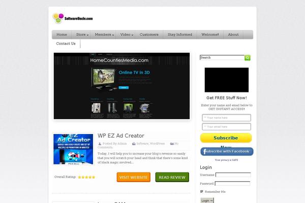 Site using InstaBuilder plugin