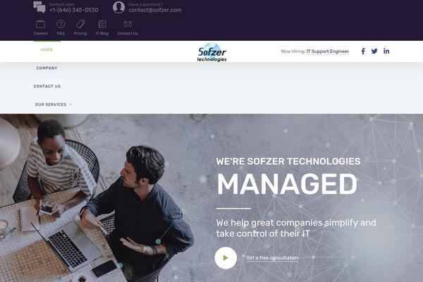 Site using Animated Headline plugin